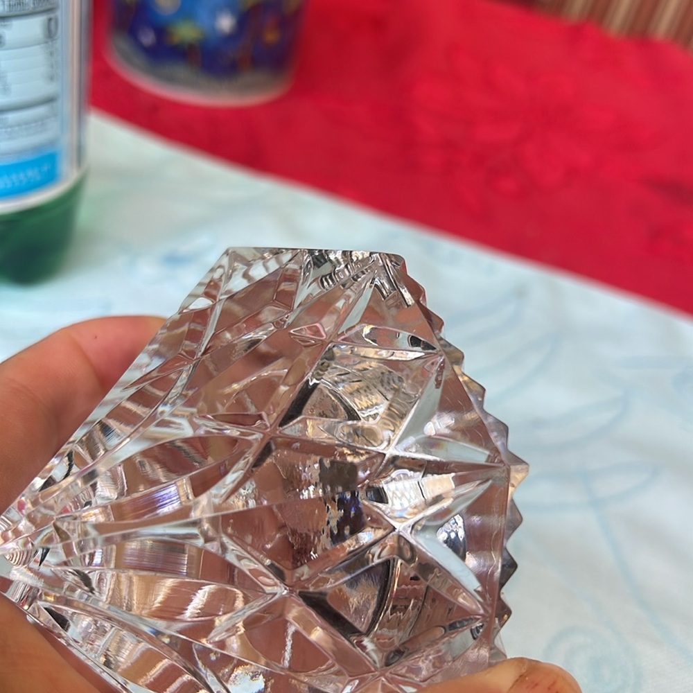 Vintage Waterford Diamond Clock with Starburst Design stamped - Picture 10 of 10